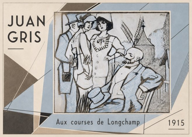 Juan Gris Aux Courses De Longchamp No2 - Affiche