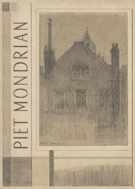 Piet Mondrian House Study No2 - Affiche
