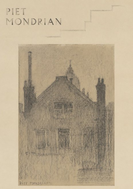 Piet Mondrian House Study No6 - Affiche