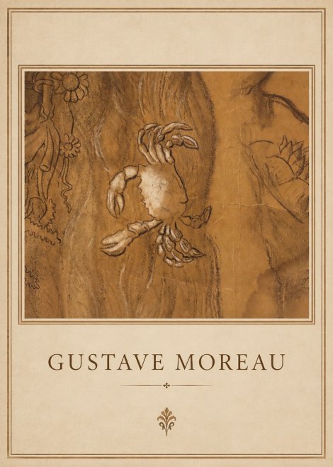 Gustave Moreau Crab Study No1 - Affiche