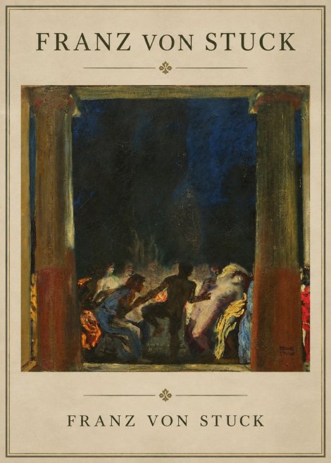 Franz von Stuck Bacchic Revel No1 - Affiche