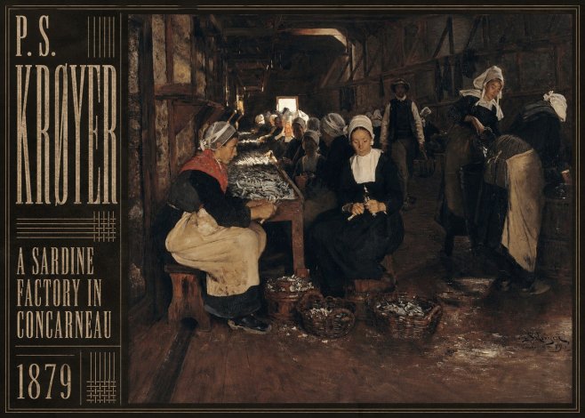P.S. Krøyer A Sardine Factory in Concarneau No5 - Affiche
