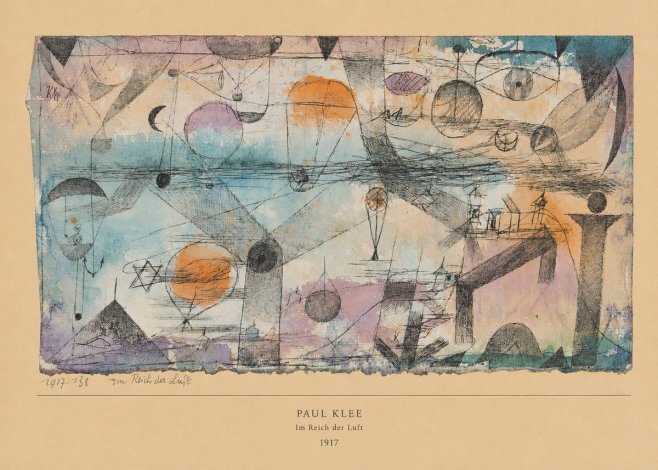 Paul Klee Im Reich Der Luft No5 - Affiche