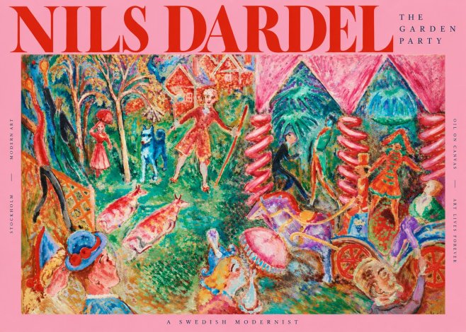 Nils Dardel The Garden Party No2 - Affiche