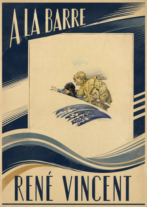 René Vincent A La Barre No2 - Affiche