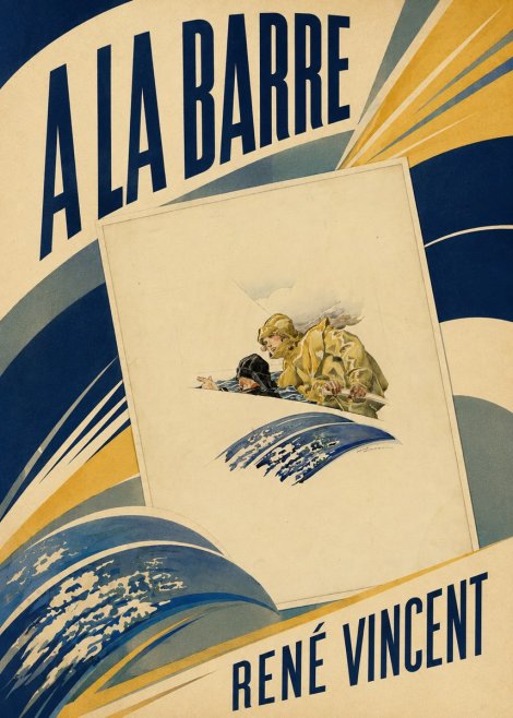 René Vincent A La Barre No5 - Affiche