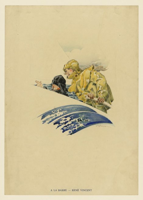 René Vincent A La Barre No6 - Affiche