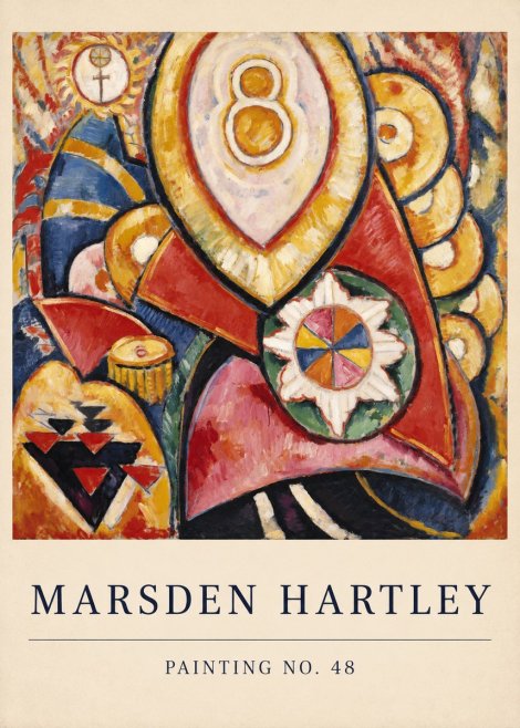 Marsden Hartley Painting No. 48 No6 - Affiche