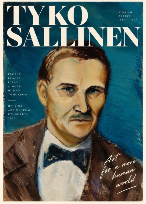Tyko Sallinen Portrait of a Man I No5 - Affiche