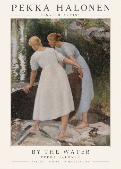 Pekka Halonen By the Water No1 - Affiche