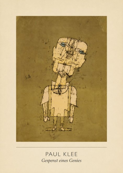 Paul Klee Gespenst Eines Genies No4 - Affiche