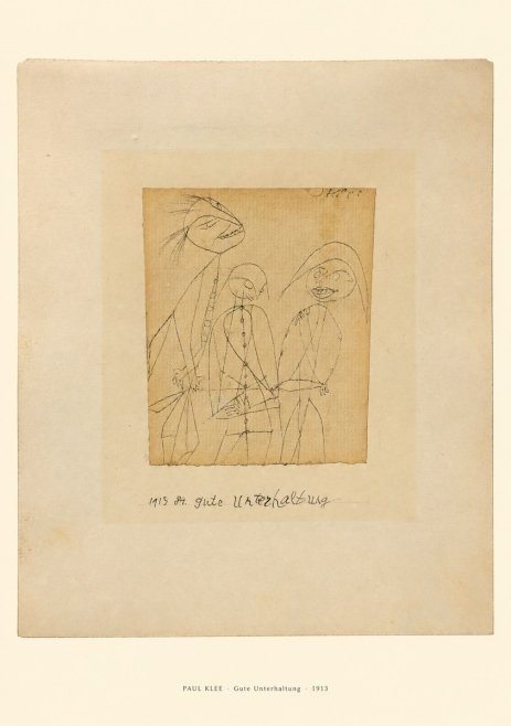 Paul Klee Gute Unterhaltung No6 - Affiche
