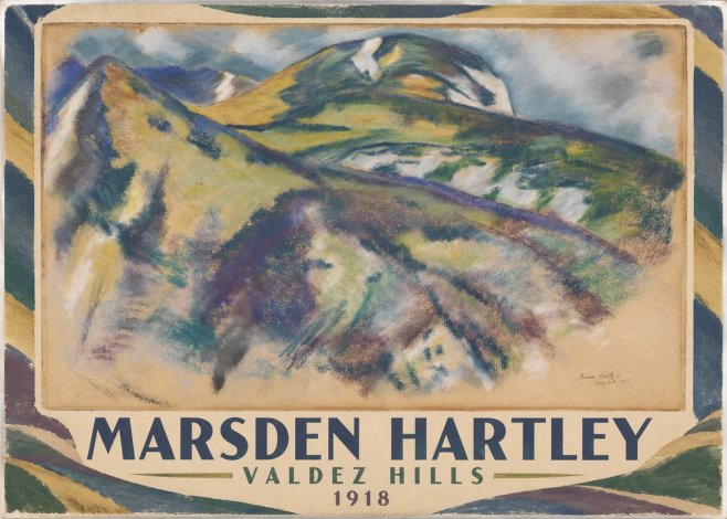 Marsden Hartley Valdez Hills No1 - Affiche