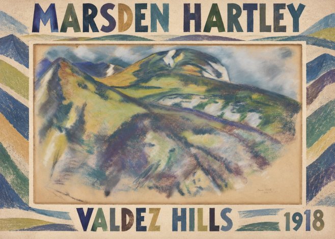 Marsden Hartley Valdez Hills No2 - Affiche
