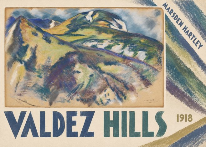 Marsden Hartley Valdez Hills No4 - Affiche