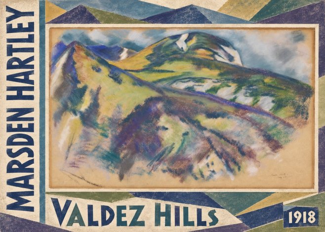 Marsden Hartley Valdez Hills No6 - Affiche