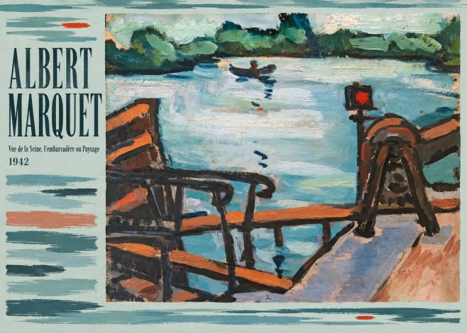 Albert Marquet Vue De La Seine, L'embarcadère Ou Paysage No3 - Affiche