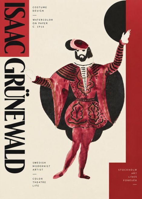 Isaac Grünewald Costume Design II No4 - Affiche