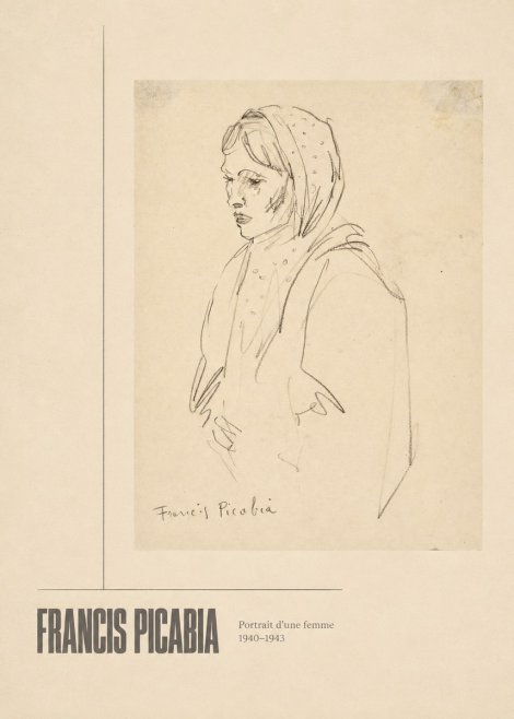 Francis Picabia Portrait D'une Femme No3 - Affiche