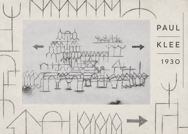 Paul Klee Architektur No6 - Affiche