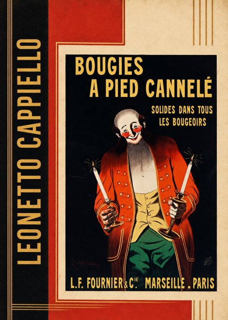 Leonetto Cappiello Bougies a Pied Cannelé No2 - Affiche