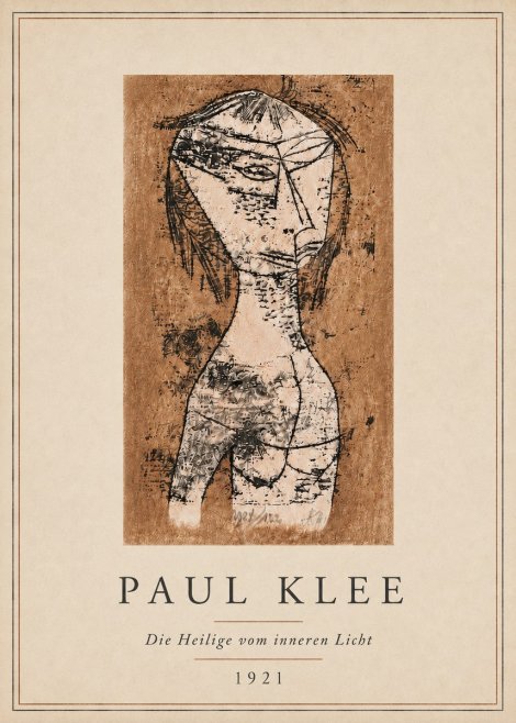 Paul Klee Die Heilige Vom Inneren Licht I No5 - Affiche
