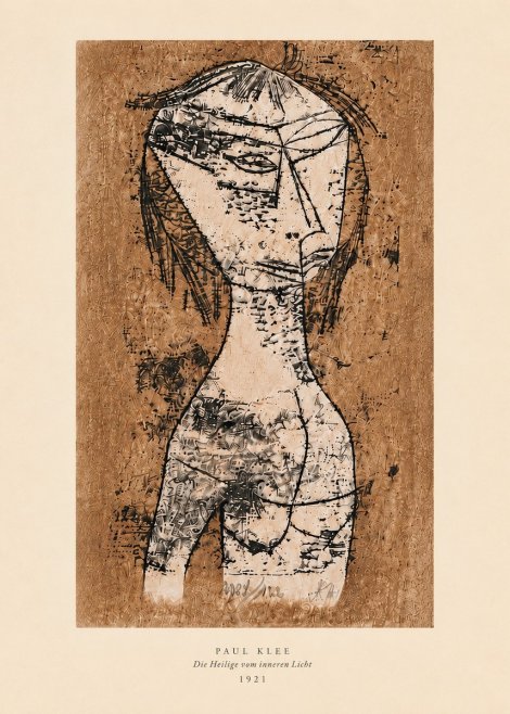 Paul Klee Die Heilige Vom Inneren Licht I No6 - Affiche