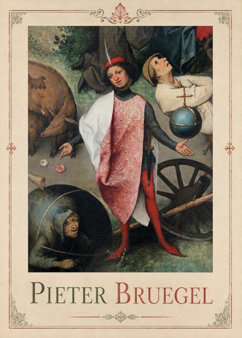 Pieter Bruegel Netherlandish Proverbs II No3 - Affiche