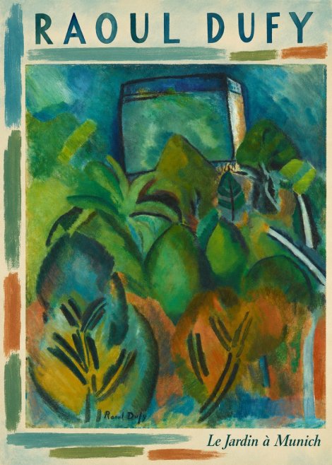 Raoul Dufy Le Jardin À Munich No5 - Affiche