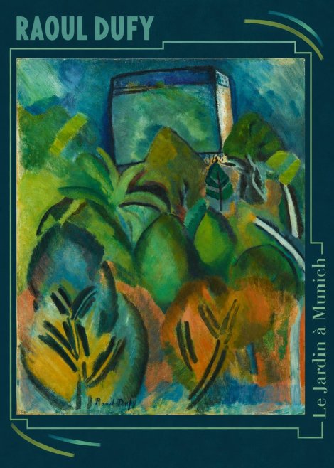 Raoul Dufy Le Jardin À Munich No6 - Affiche