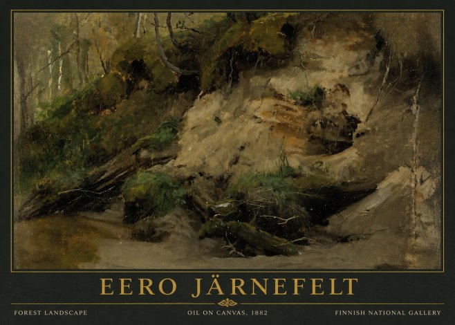 Eero Järnefelt Forest Landscape I No4 - Affiche