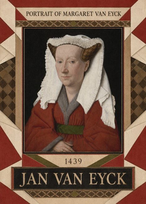 Jan van Eyck Portrait of Margaret Van Eyck I No4 - Affiche