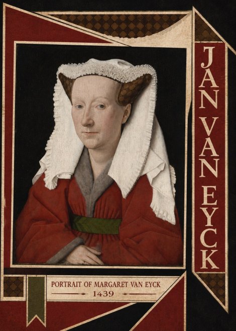Jan van Eyck Portrait of Margaret Van Eyck I No6 - Affiche