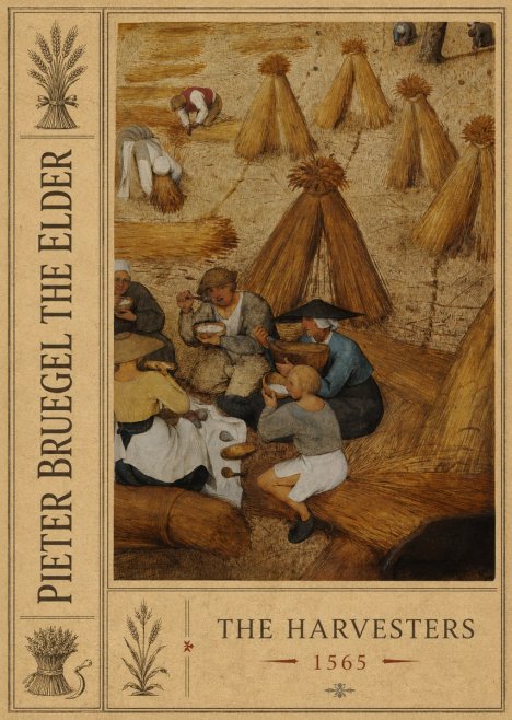 Pieter Bruegel The Harvesters I No2 - Affiche