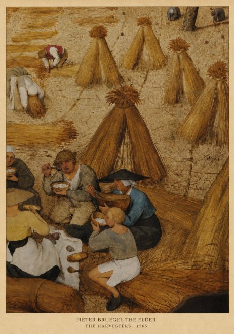 Pieter Bruegel The Harvesters I No4 - Affiche