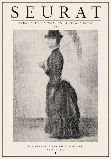 Seurat Study for "a Sunday on La Grande Jatte" No4 - Affiche