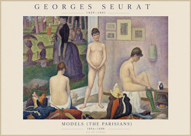 Seurat Models (the Parisians) No1 - Affiche