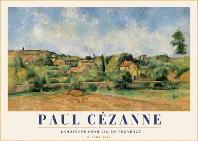 Paul Cézanne Landscape Near Aix-en-provence I No5 - Affiche