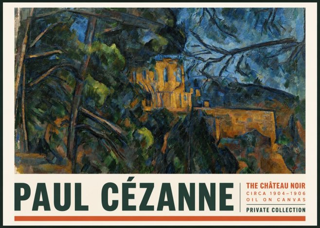 Paul Cézanne The Château Noir No2 - Affiche