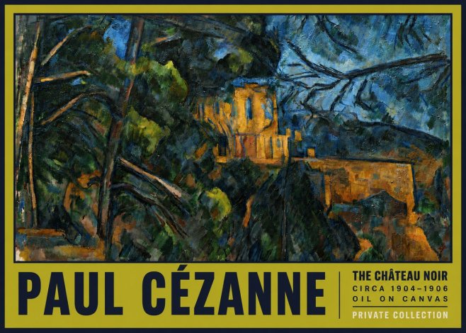 Paul Cézanne The Château Noir No5 - Affiche