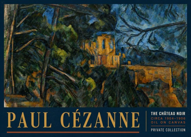 Paul Cézanne The Château Noir No6 - Affiche