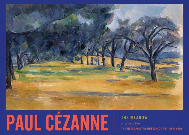 Paul Cézanne The Meadow No2 - Affiche