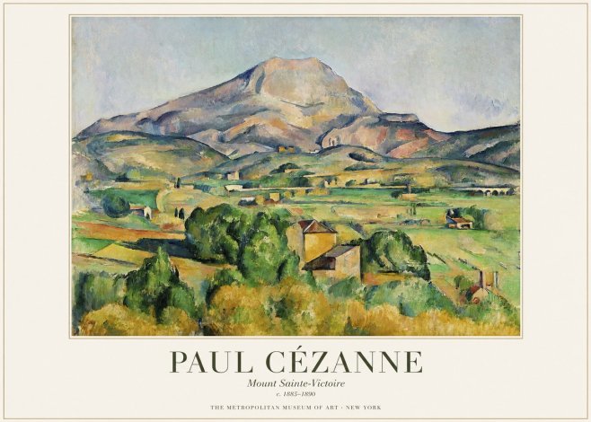 Paul Cézanne Mount Sainte-victoire No1 - Affiche