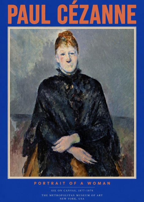 Paul Cézanne Portrait of a Woman I No2 - Affiche