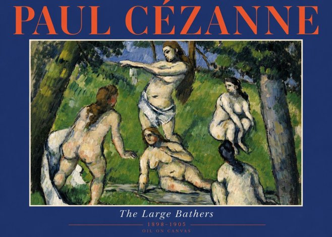 Paul Cézanne The Large Bathers III No6 - Affiche