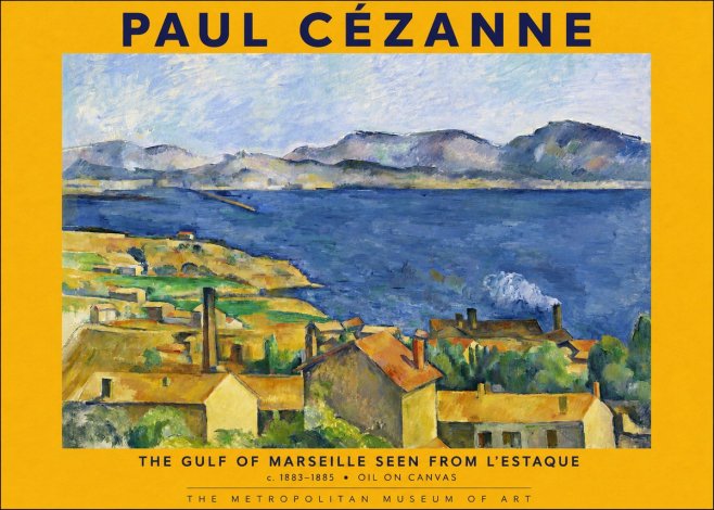 Paul Cézanne The Gulf of Marseille Seen from L'estaque No2 - Affiche