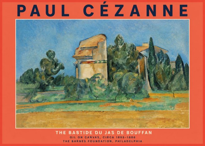 Paul Cézanne The Bastide Du Jas De Bouffan No2 - Affiche