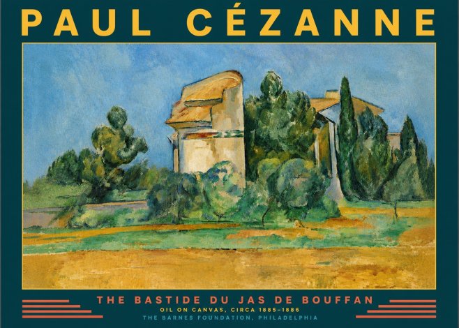 Paul Cézanne The Bastide Du Jas De Bouffan No4 - Affiche