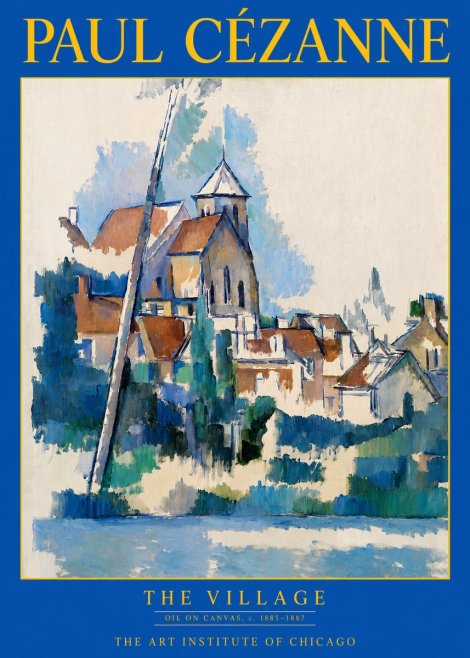 Paul Cézanne The Village II No2 - Affiche