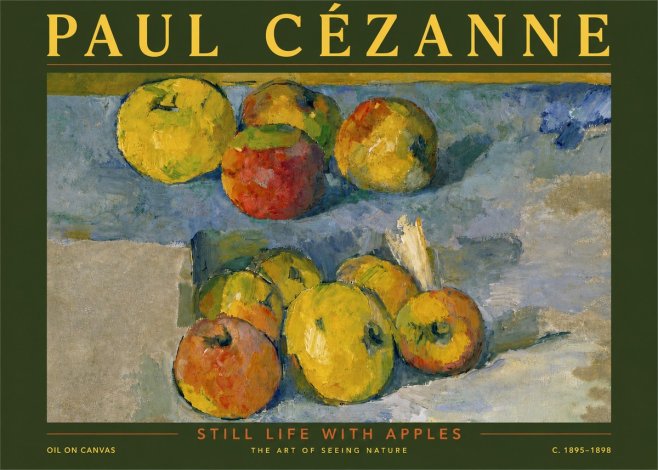 Paul Cézanne Still Life with Apples No5 - Affiche